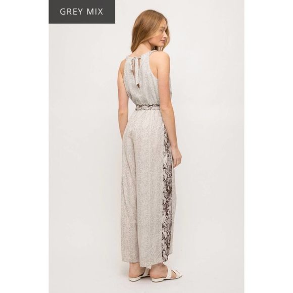 Mystree Animal Print Jumpsuit MED $84 - Picture 6 of 12